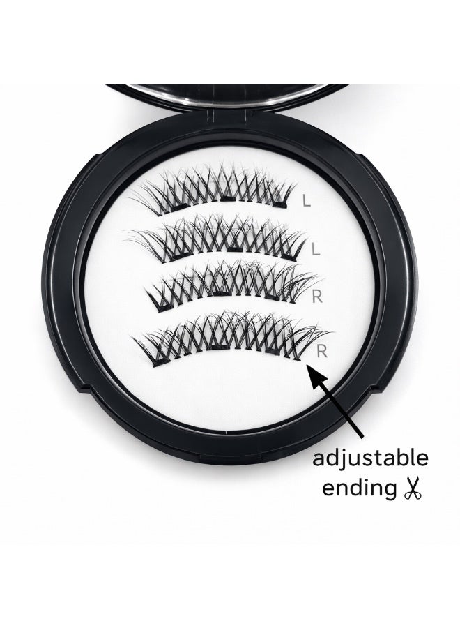 RAMSHAH Magnetic Eyelashes – Effortless Natural to Voluminous Look, Premium Reusable Lash Set, Strong Hold, Easy Apply, No Glue or Eyeliner Needed - Image 4